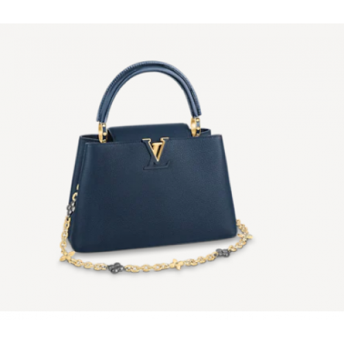 Louis Vuitton CAPUCINES MM M59209 Navy Blue