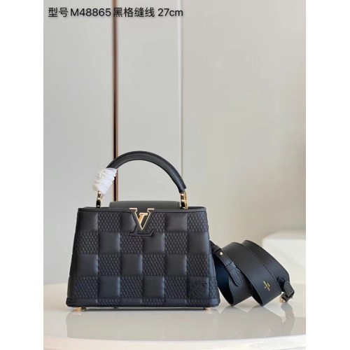 Louis Vuitton CAPUCINES PM M48864 black