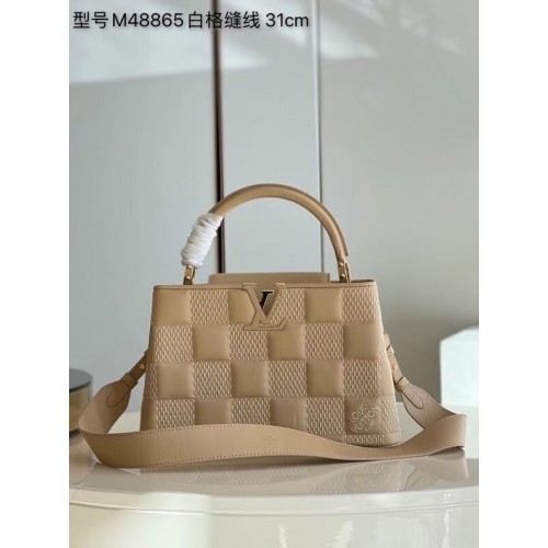 Louis Vuitton CAPUCINES PM M48865 apricot