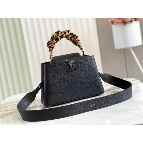Louis Vuitton CAPUCINES PM M48865 black