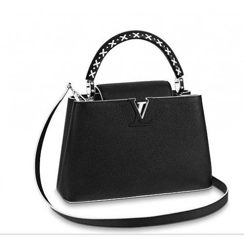 Louis Vuitton CAPUCINES PM M52388 black