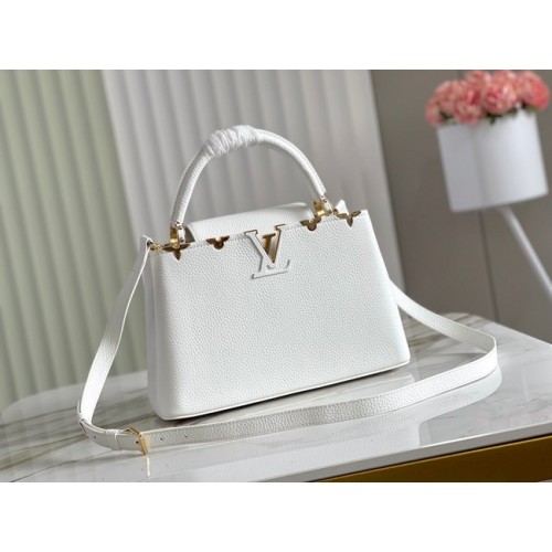 Louis Vuitton CAPUCINES PM M56904 white