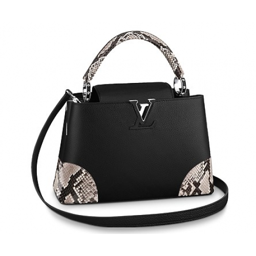 Louis Vuitton CAPUCINES PM N94410 black