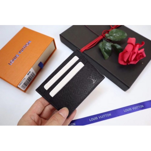 Louis Vuitton CARD HOLDER M60721 black