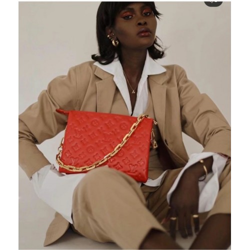 Louis Vuitton COUSSIN PM M57793 red