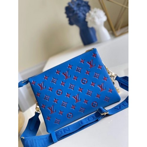 Louis Vuitton COUSSIN PM M58628 blue&red