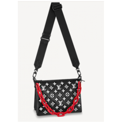 Louis Vuitton COUSSIN PM  M59398 black white