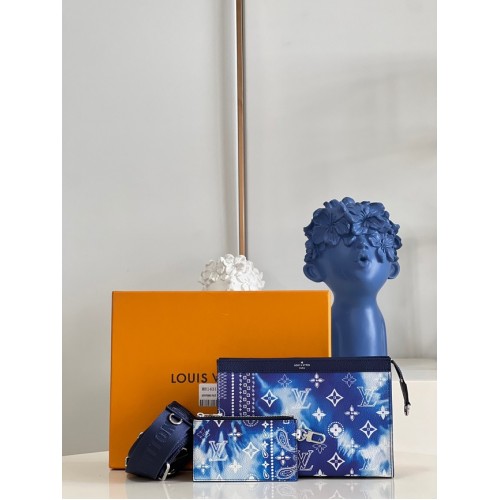 Louis Vuitton COUSSIN PM Monogram Canvas M81431 blue