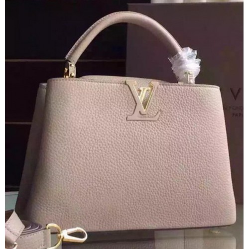 Louis Vuitton Capucines BB Tote Bag M94754 Light Grey
