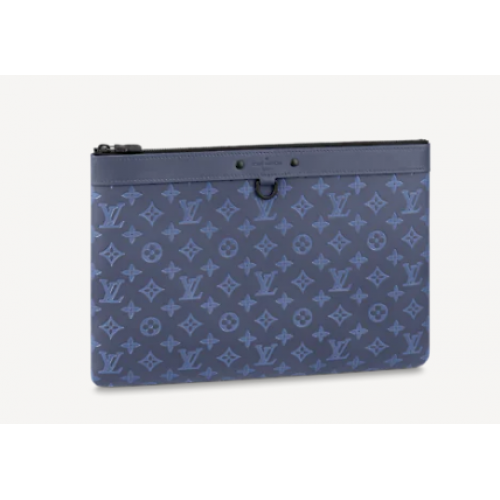Louis Vuitton DISCOVERY POCHETTE GM M80425 Navy Blue