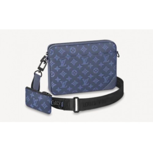 Louis Vuitton DUO MESSENGER M45730 Navy Blue