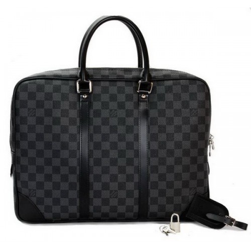 Louis Vuitton Damier Graphite Canvas Popte-Documents Voyage N41125