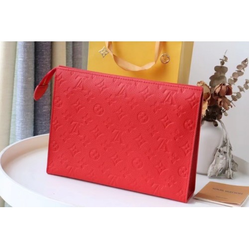 Louis Vuitton Monogram Empreinte POCHETTE VOYAGE MM M41058 red