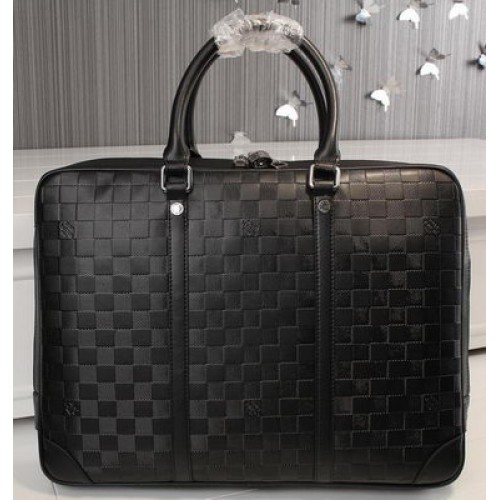Louis Vuitton Damier Infini Porte-Documents N41146 Black