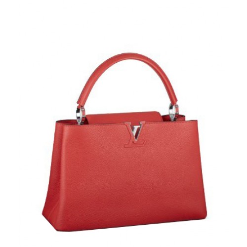 Louis Vuitton Elegant Capucines Bag MM M94412 Red