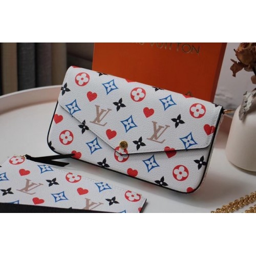 Louis Vuitton FELICIE POCHETTE M61276 white