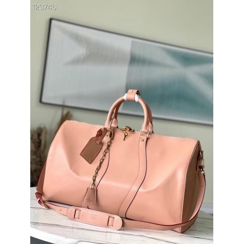 Louis Vuitton KEEPALL 50 M55690 pink