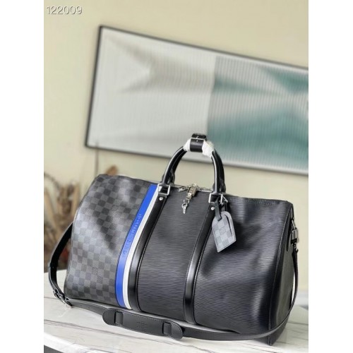 Louis Vuitton KEEPALL BANDOULIERE 45 M56660 BLACK