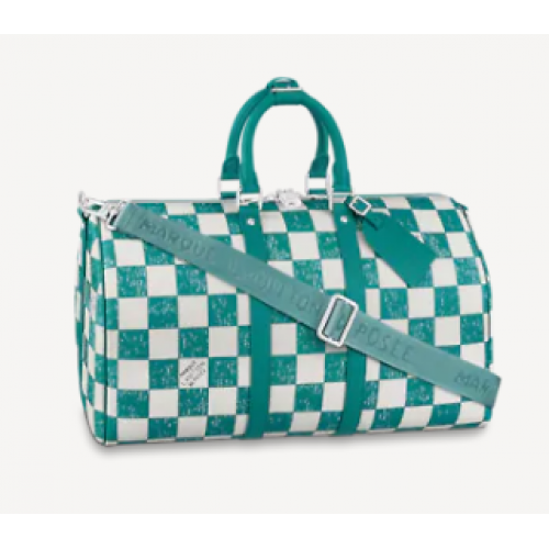 Louis Vuitton KEEPALL BANDOULIERE 45 N80404 Teal