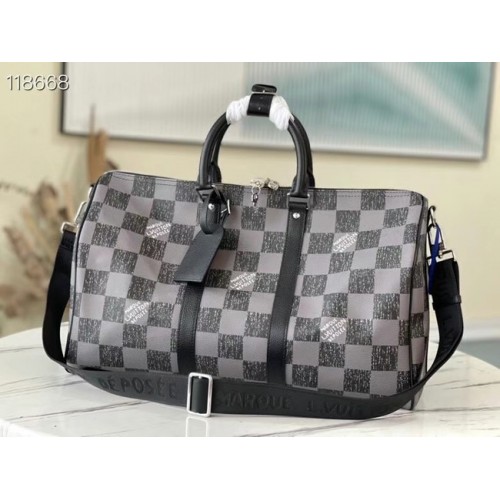 Louis Vuitton KEEPALL BANDOULIERE 45 N80404 black