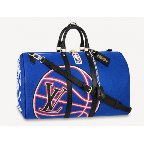 Louis Vuitton KEEPALL BANDOULIERE 55 M21105 Blue