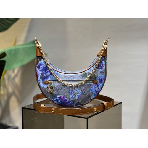 Louis Vuitton LOOP M21183 Blue Flower