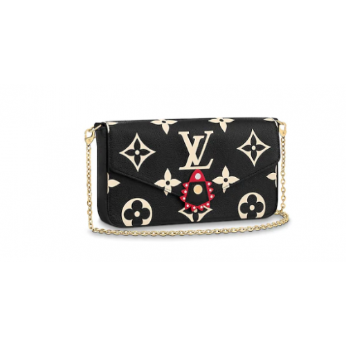 Louis Vuitton Louis Vuitton CRAFTY POCHETTE FELICIE Chain Bag M69515 black