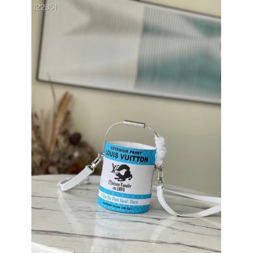 Louis Vuitton Louis Vuitton PAINT CAN M81590 blue
