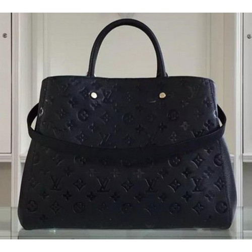 Louis Vuitton M41069 Black Monogram Empreinte MONTAIGNE GM Bag