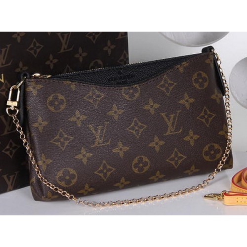 Louis Vuitton M41638  Monogram Canvas PALLAS CLUTCHES Black