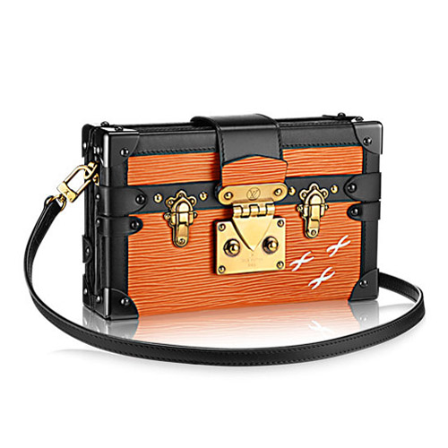 Louis Vuitton M50016 Petite Malle Epi Leather Bag Orange