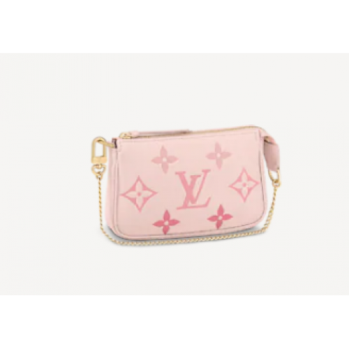 Louis Vuitton MINI POCHETTE ACCESSOIRES M80501 Bouton de Rose Pink