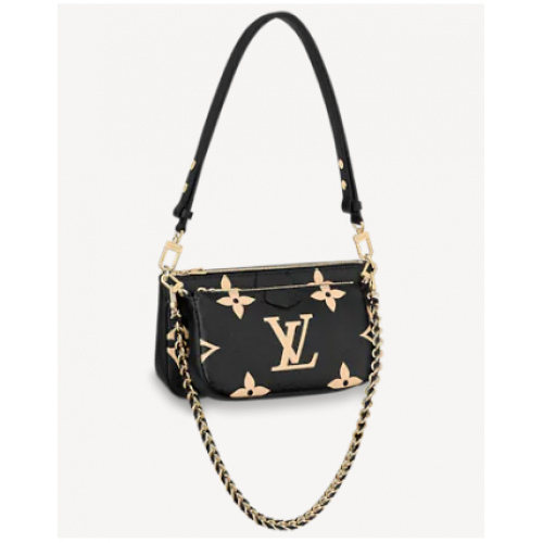 Louis Vuitton MULTI POCHETTE ACCESSOIRES M45777 Black&Cream