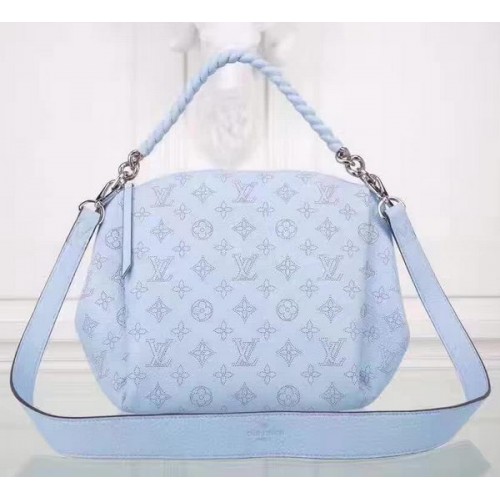 Louis Vuitton Mahina Leather BABYLONE CHAIN BB Bag M51223 Blue