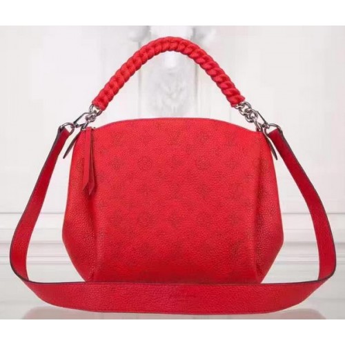 Louis Vuitton Mahina Leather BABYLONE CHAIN BB Bag M51223 Red