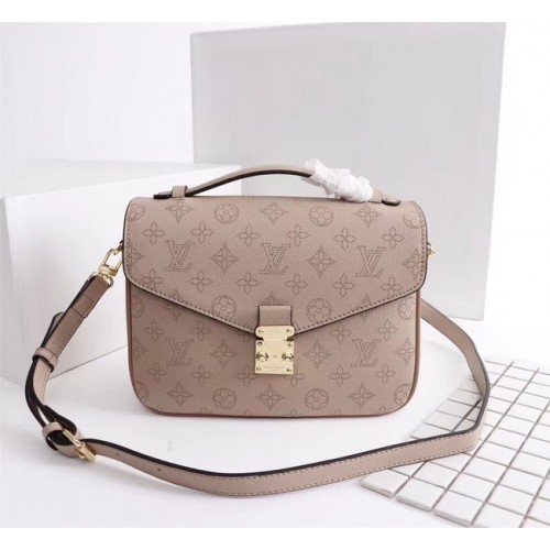Louis Vuitton Mahina Leather POCHETTE METIS M40780 apricot