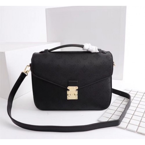 Louis Vuitton Mahina Leather POCHETTE METIS M40780 black