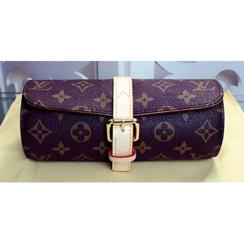 Louis Vuitton Monogram Canvas 3 WATCH CASE M47530
