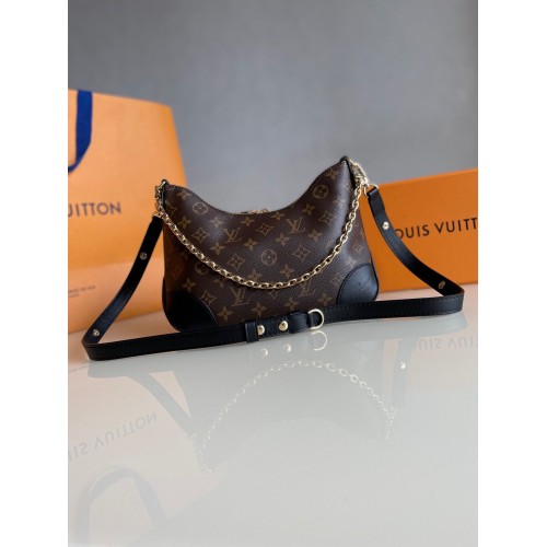 Louis Vuitton Monogram Canvas Boulogne Original Leather M45831 Black