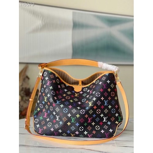 Louis Vuitton Monogram Canvas Original Leather M40353 black