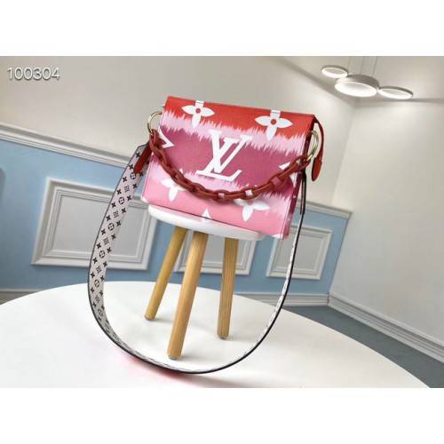Louis Vuitton Monogram Canvas Original Leather M68137 red