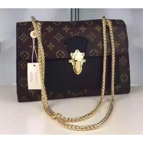 Louis Vuitton Monogram Canvas PALLAS CHAIN Bag M41731 Black