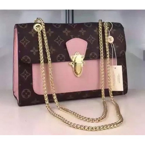 Louis Vuitton Monogram Canvas PALLAS CHAIN Bag M41731 Pink