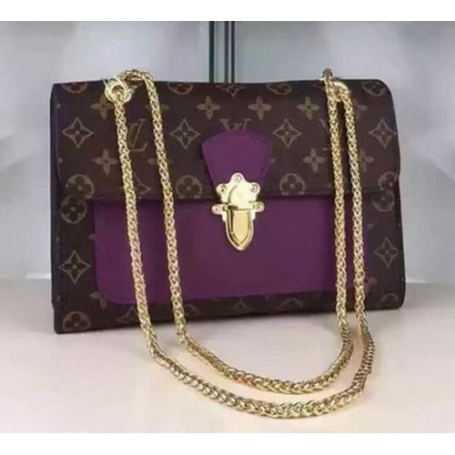 Louis Vuitton Monogram Canvas PALLAS CHAIN Bag M41731 Purple