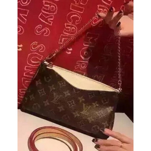 Louis Vuitton Monogram Canvas PALLAS CLUTCHES M41638 Light Pink