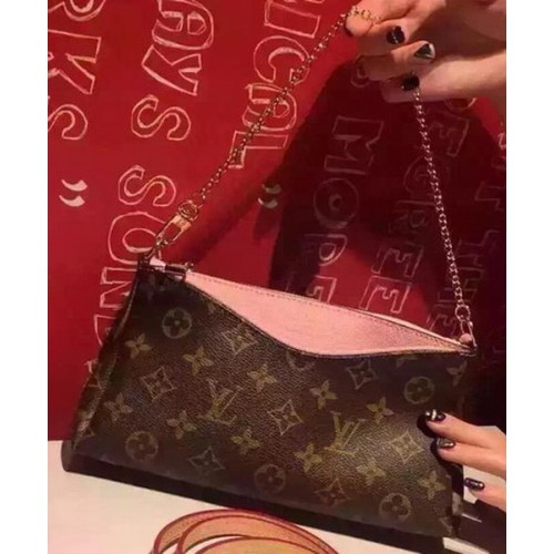 Louis Vuitton Monogram Canvas PALLAS CLUTCHES M41638 Pink