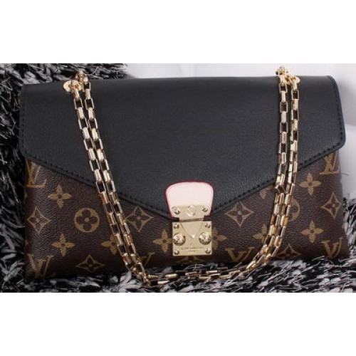 Louis Vuitton Monogram Canvas Pallas Chain Aurore Bag M41200 Black