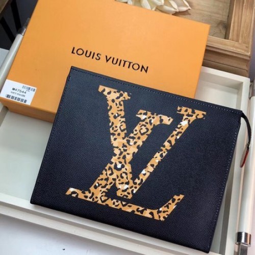 Louis Vuitton Monogram Canvas Poche Toilette M47544  black