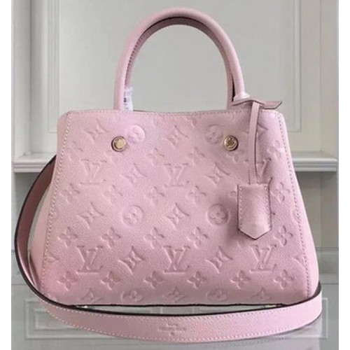 Louis Vuitton Monogram Empreinte MONTAIGNE BB Bag M50665 Pink