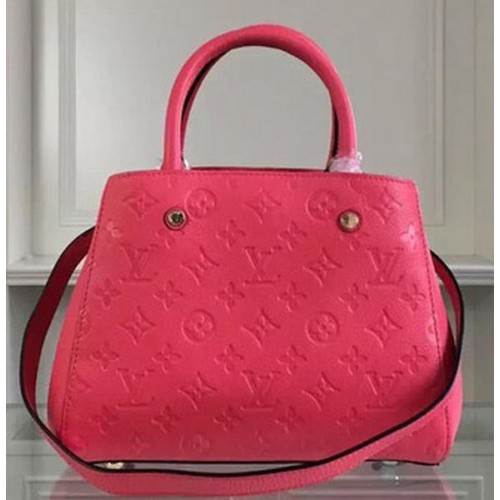 Louis Vuitton Monogram Empreinte MONTAIGNE BB Bag M50665 Rose
